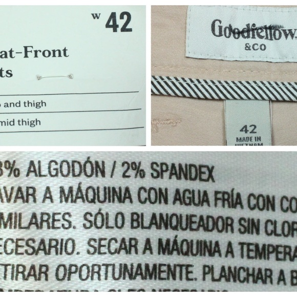 Goodfellow co Shorts Men Size 42 light Pink - Picture 5 of 6